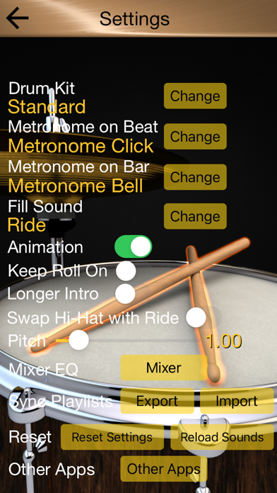 Drum Loops & Metronome Screenshot