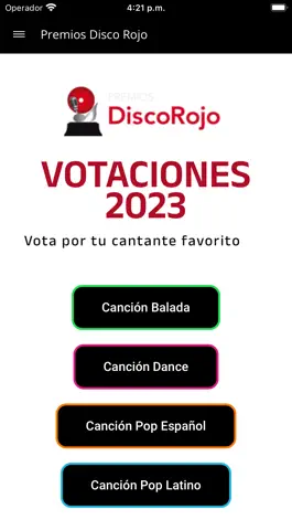 Game screenshot Premios Disco Rojo hack