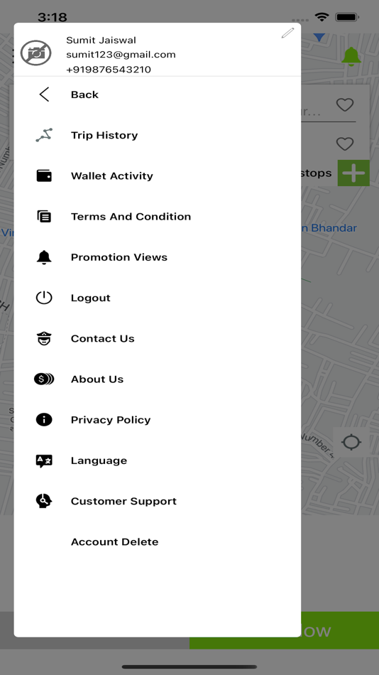 #5. Lambda Taxi (iOS) By: Shilpa Goyal