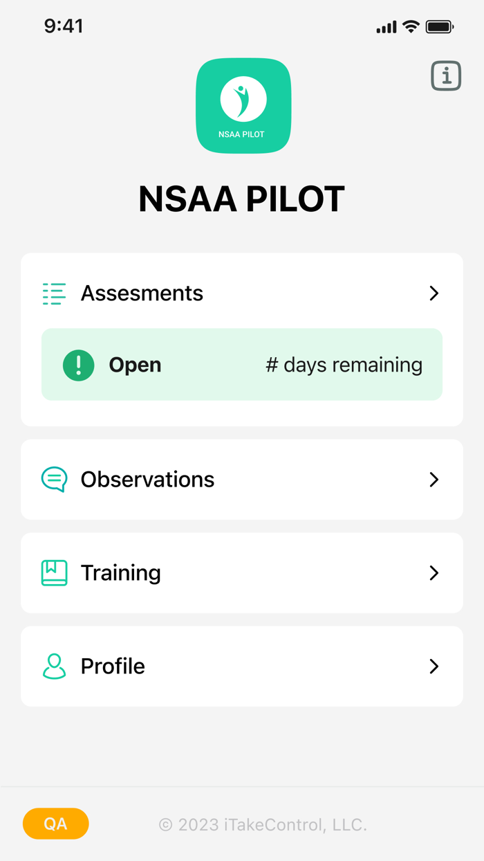 NSAA Pilot Study