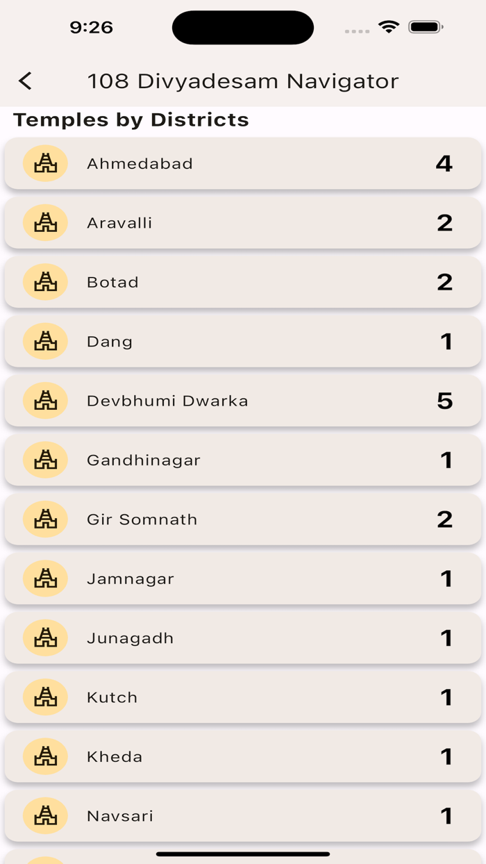 108 Divyadesam Navigator