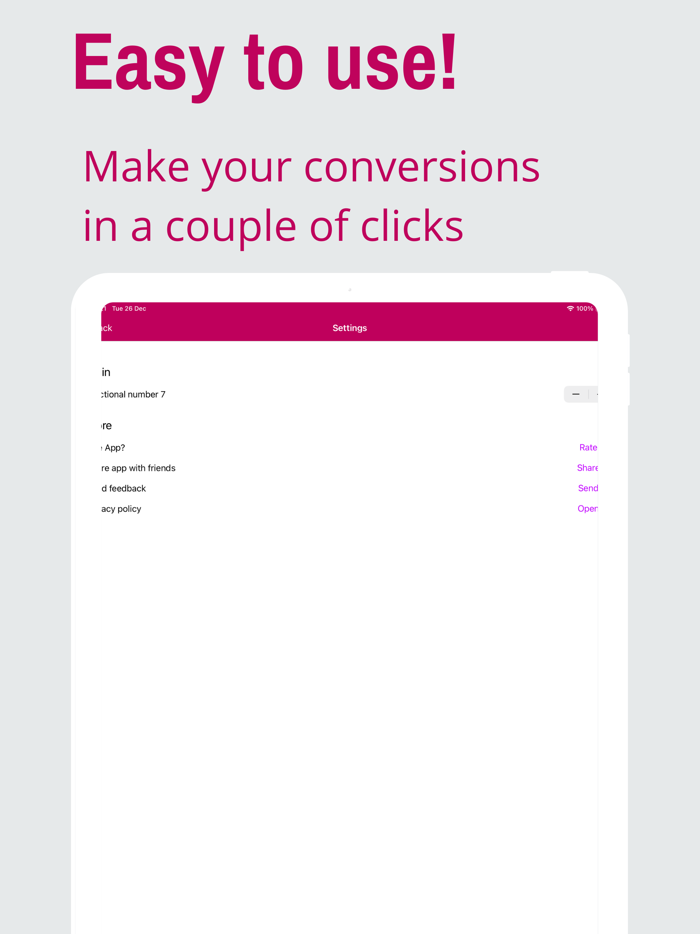 Conversion Calculator - Units