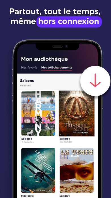 BLYND - Séries audio, podcast Screenshot