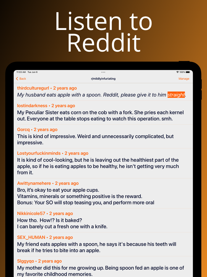 Reddit Text to Speech - Spokit