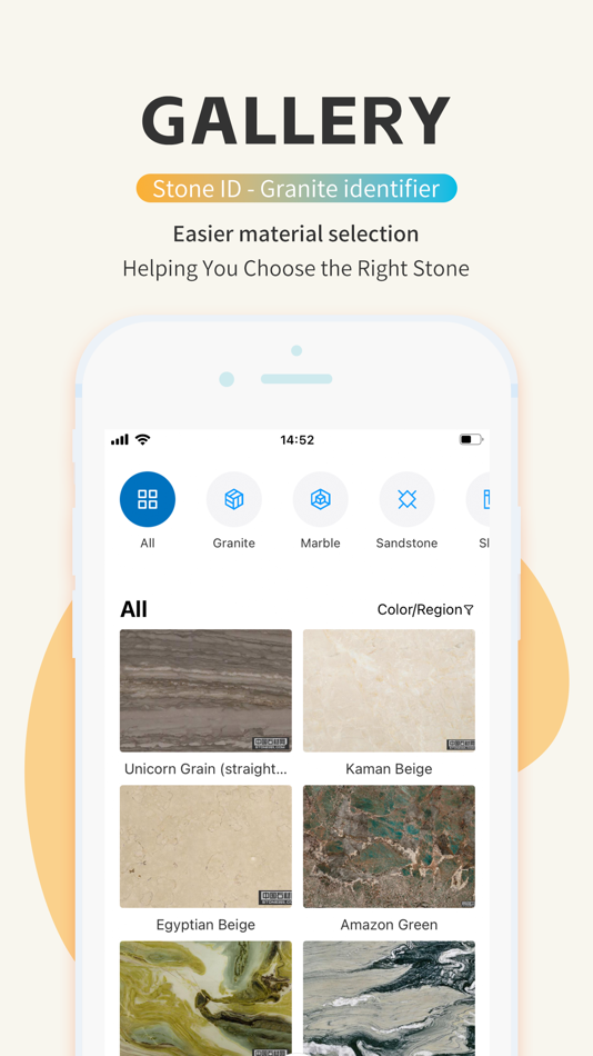 #1. Stone ID - Granite identifier (iOS) 由: Hangzhou Chengshitong Technology Co. Ltd
