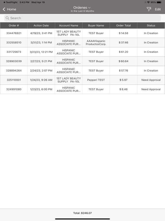 Hispanic Productos iPad screenshot 2 - Business app