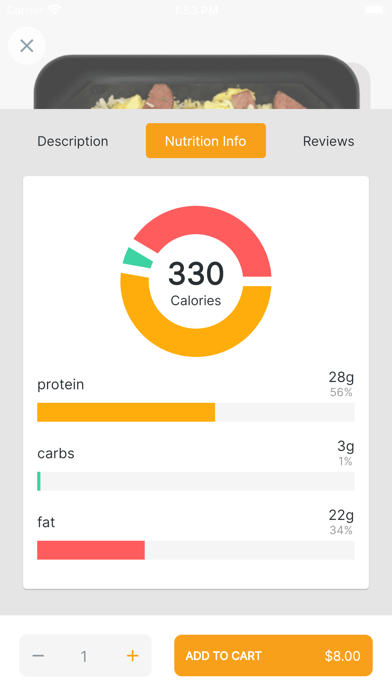 Green Heart Meals Screenshot