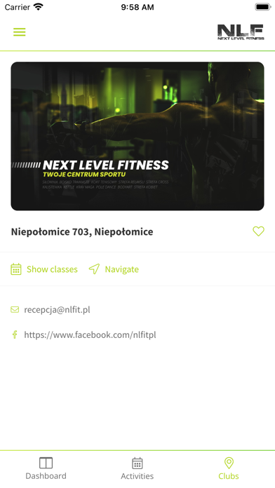 Next Level Fitness Screenshot