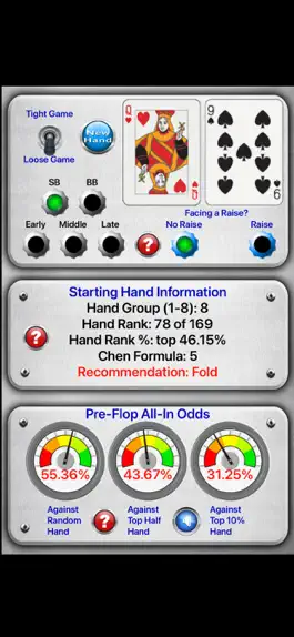 Game screenshot Starting Hand Dashboard hack