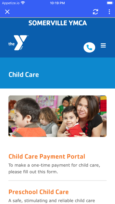 Somerville YMCA Screenshot