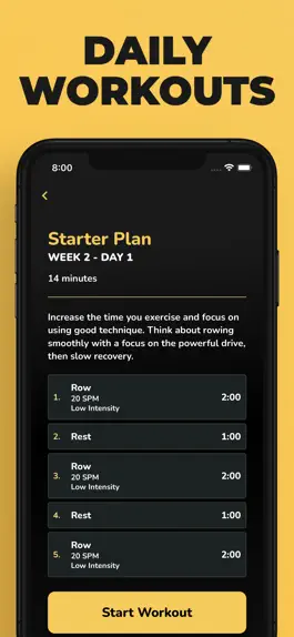 Game screenshot Start Rowing - Workout Coach apk