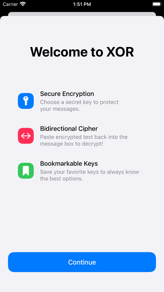 #4. XOR - Text Encryptor (macOS) 由: Ashvin Mittal
