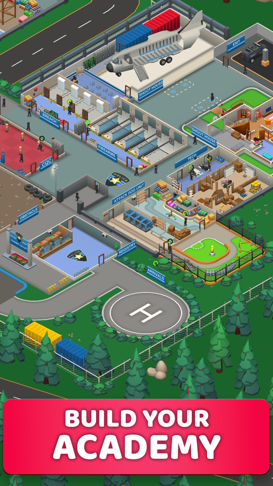 #1. Idle SWAT Academy Tycoon (iOS) Podle: IsCool Entertainment
