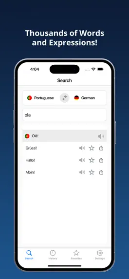 Game screenshot German-Portuguese Dictionary + apk