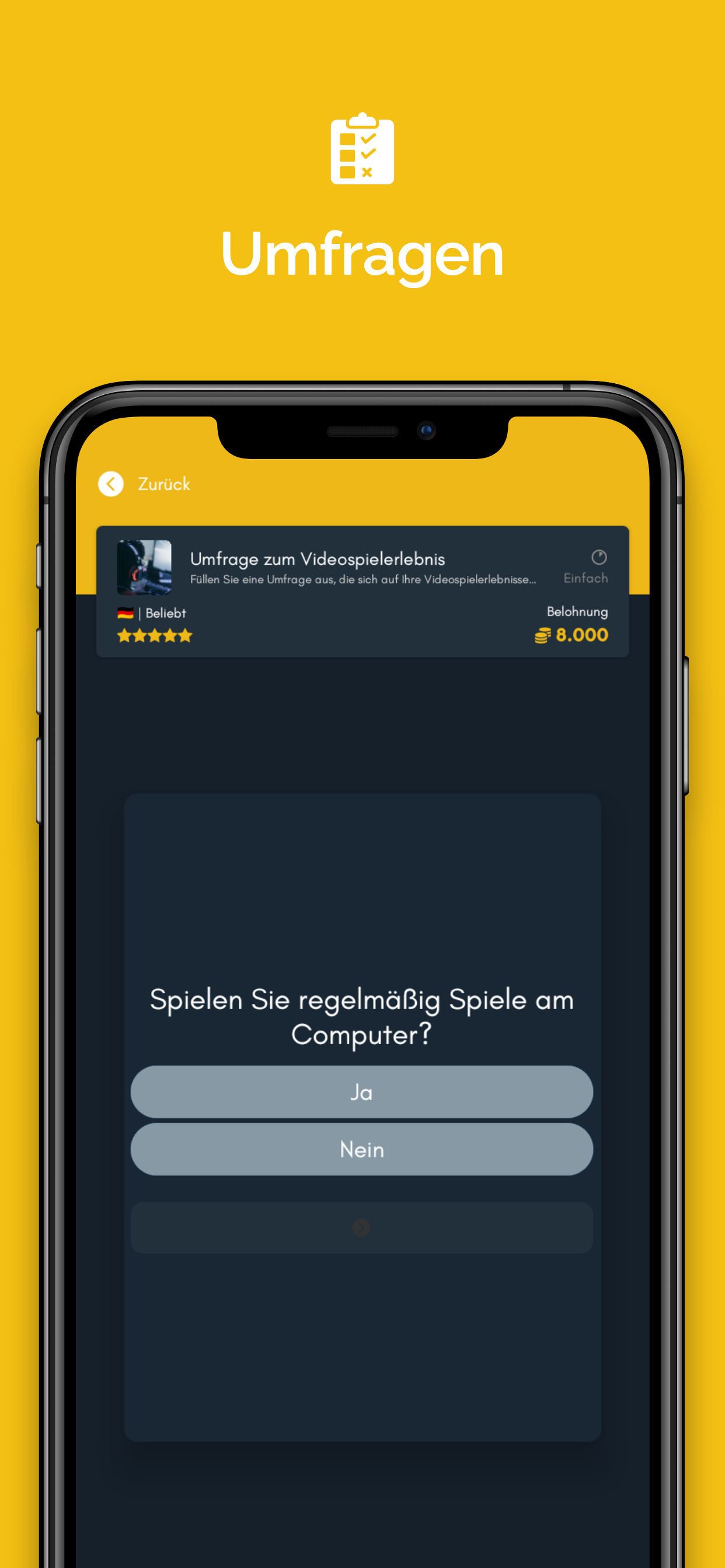 Geld Verdienen - Cash Umfragen
