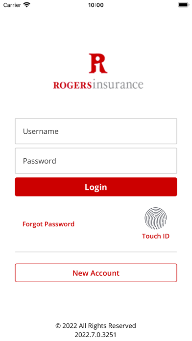 Rogers Insurance Agency Online Screenshot