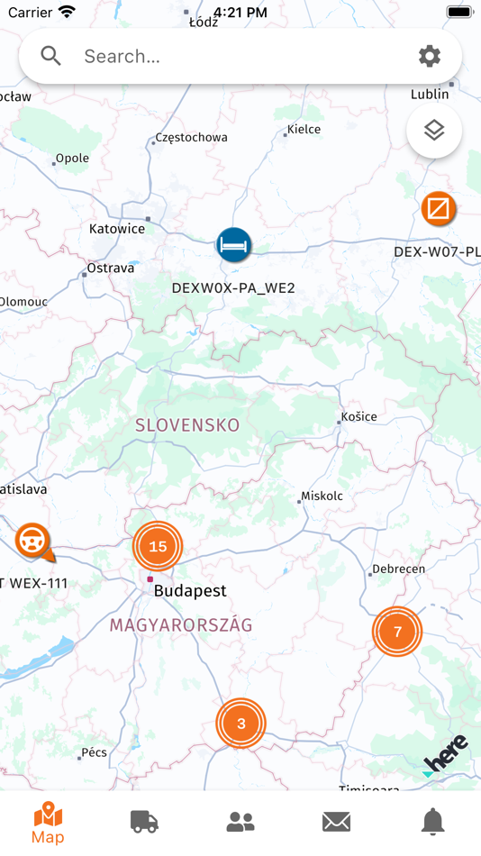 #2. Monitor Mobile (iOS) Podle: WebEye Telematics Zrt