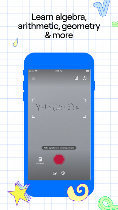 Screenshot 1 of Photomath App