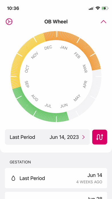 OB Wheel for Pregnancy Screenshot