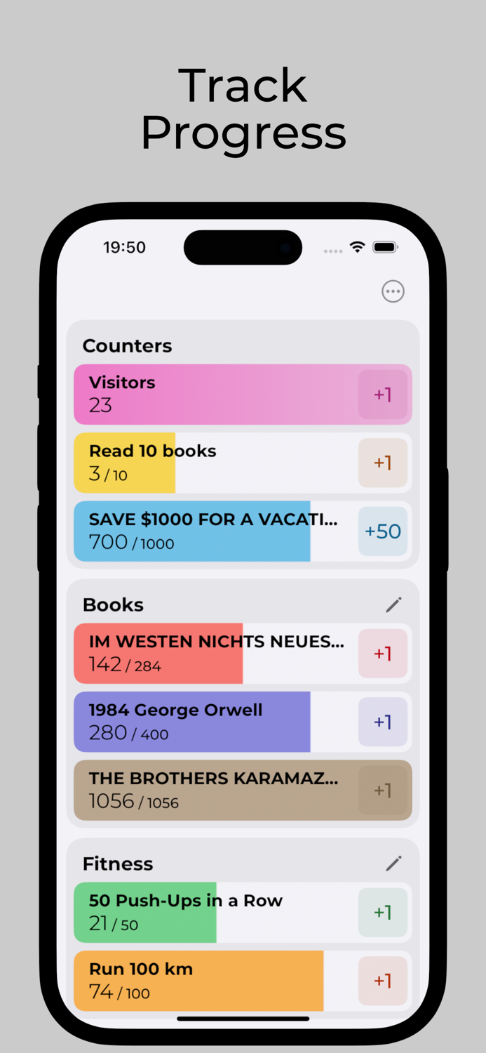 Counter - Progress Tracker