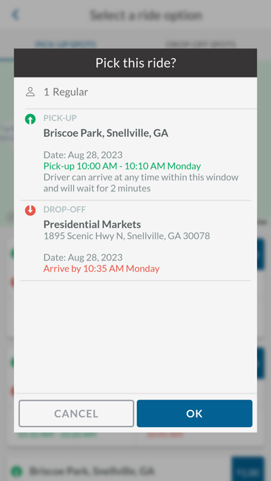 Ride Gwinnett Screenshot