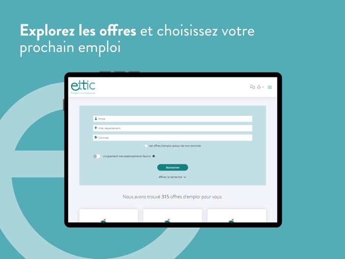 Ettic  Plateforme d’emploi
