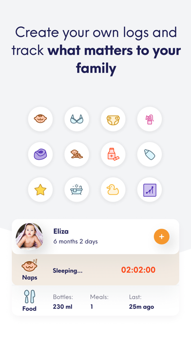 Onoco - Shared Baby tracker Screenshot