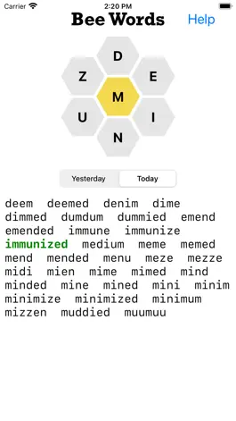 Game screenshot Bee Words mod apk