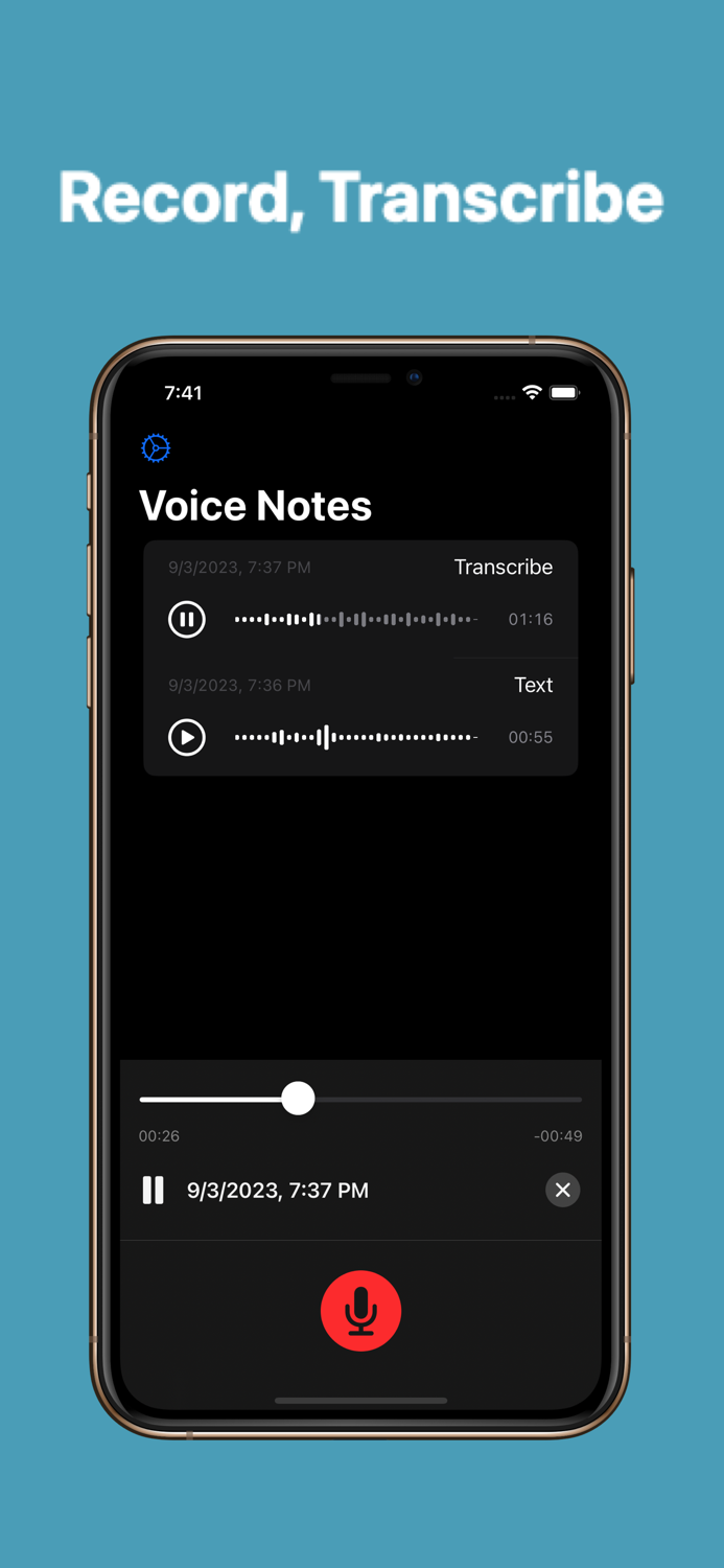 Voice Notes - Transcribe Voice