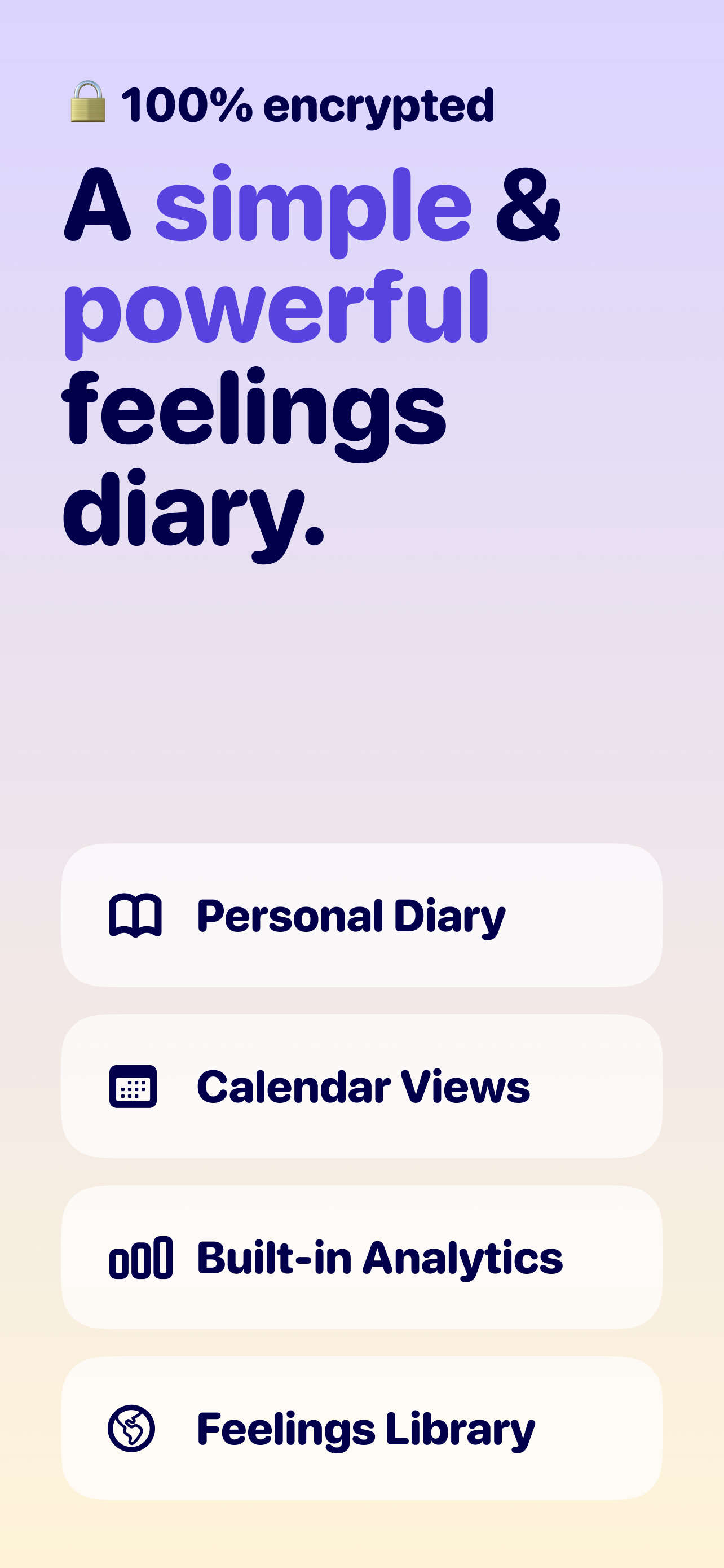 Feelings Diary—Emotion Tracker