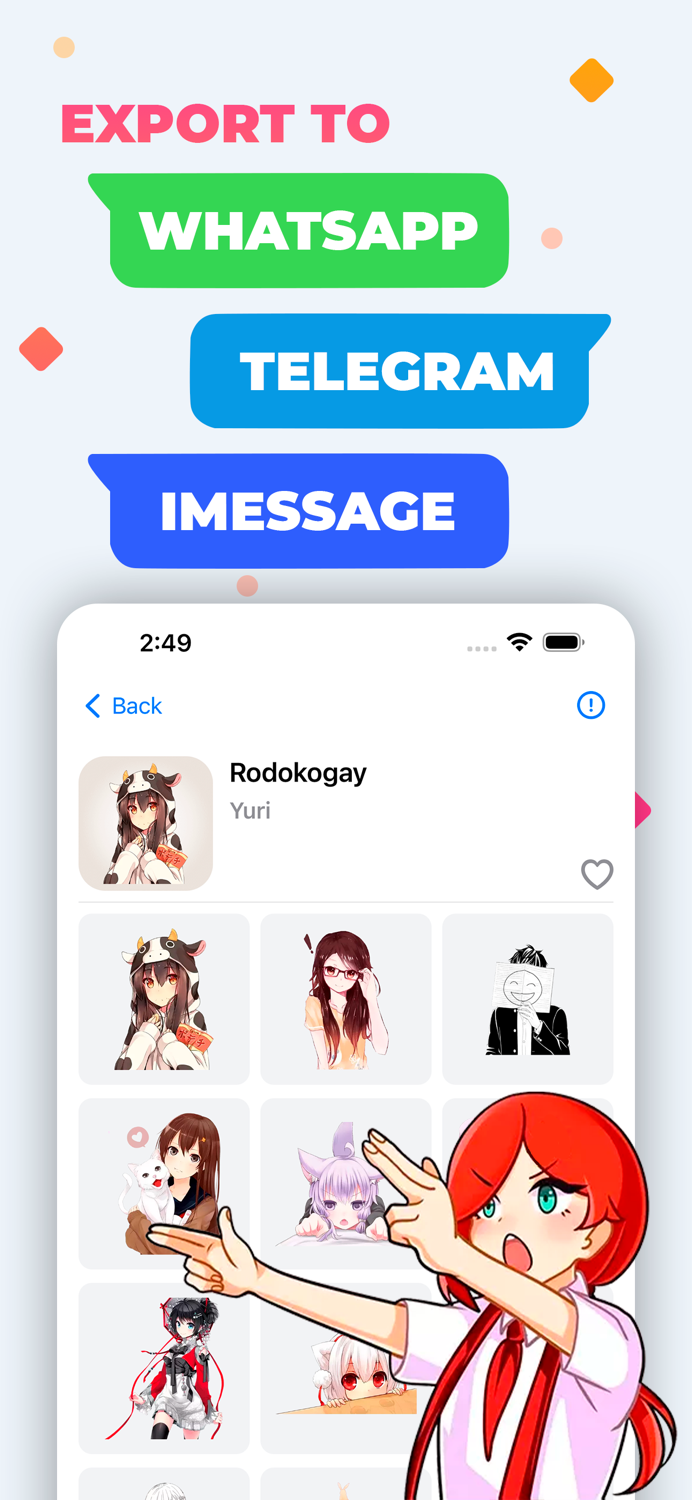 Anime Stickers - Sticker Maker