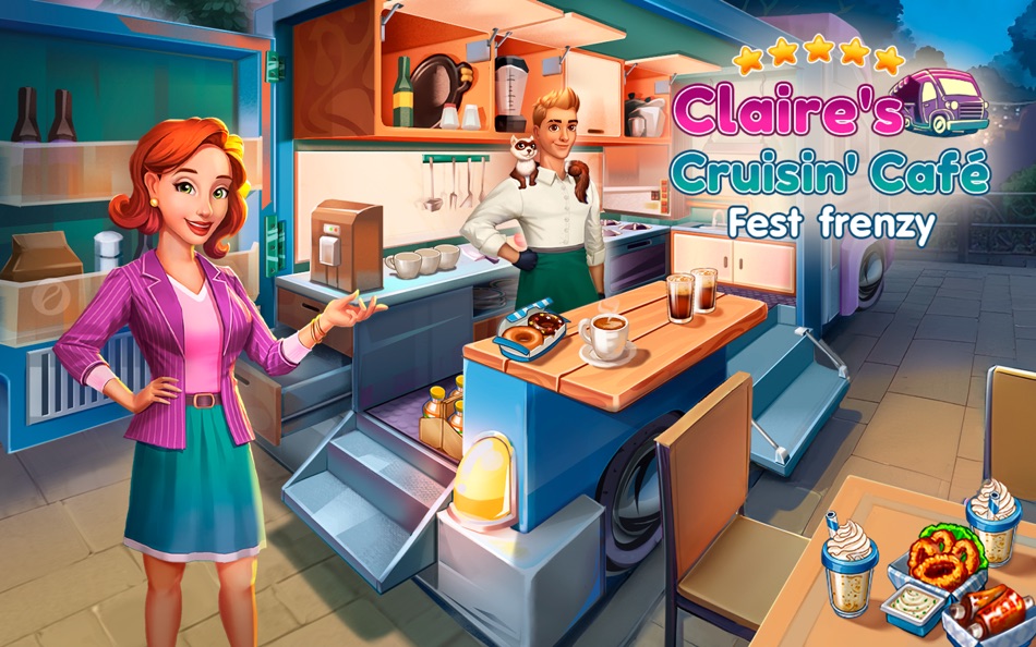 #1. Claire's Cruisin' Cafe: Fest (macOS) di: Alawar Entertainment, Inc
