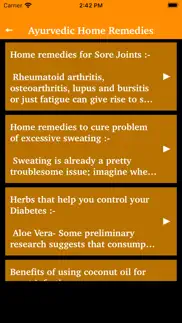 ayurvedic remedies - diet plan iphone screenshot 4