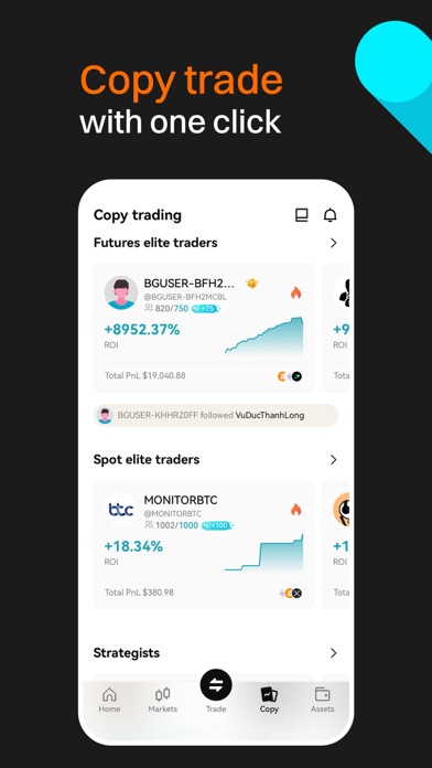 Bitget- Trade bitcoin & ETH Screenshot