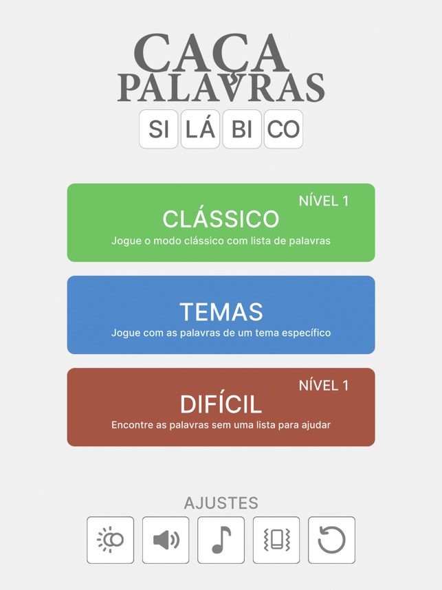 Mais uma opção de caça-palavras em português, para iPhone e iPod