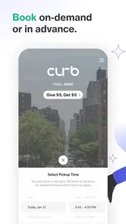 curb - request & pay for taxis iphone screenshot 4