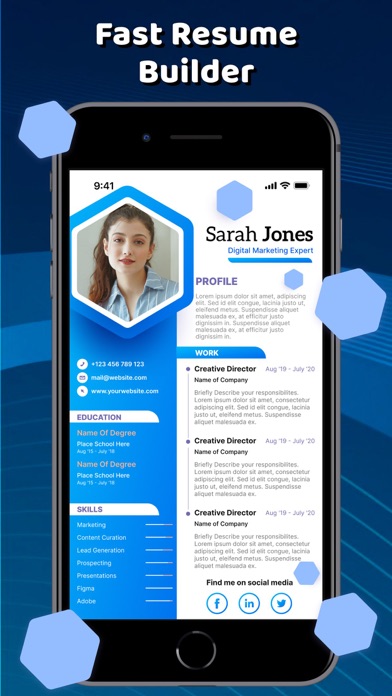 Resume Builder : CV Templates Screenshot