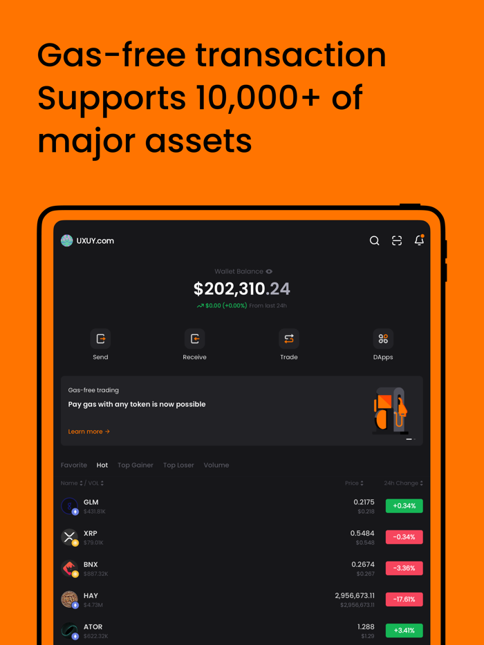 UXUY Crypto MPC Wallet and DEX