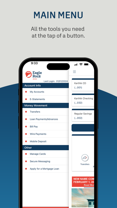 Eagle Rock Bank Consumer Screenshot