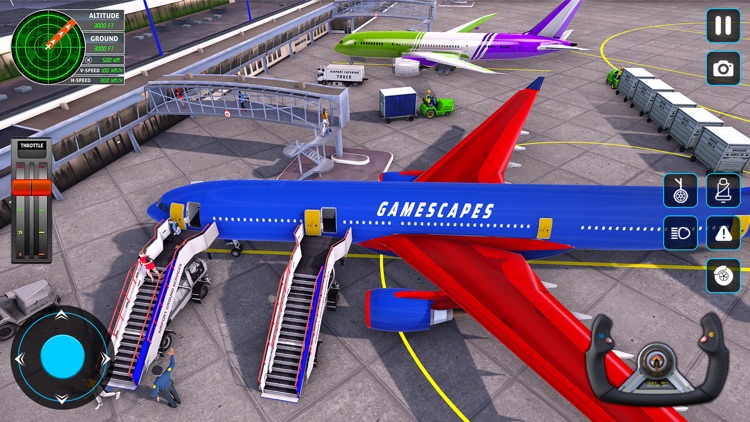 Plane Simulator Airplane Games screenshot-5