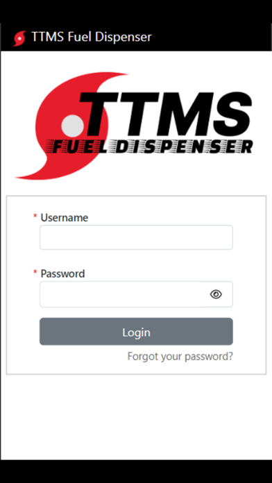 TTMS Fuel Dispenser Screenshot