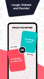 would you rather ? party game iphone screenshot 2