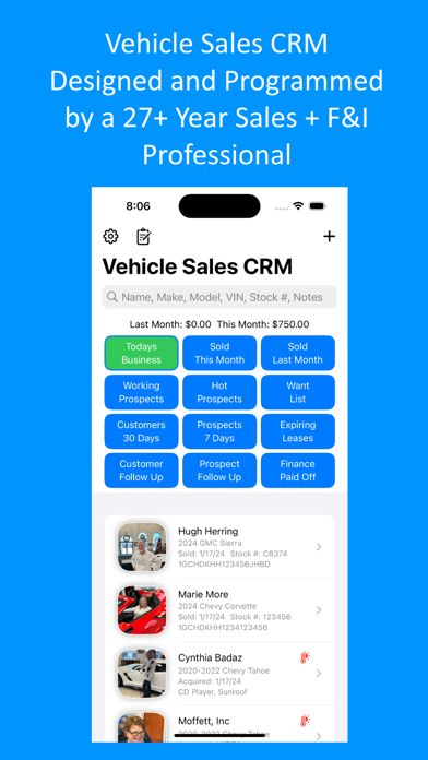 Screenshot #2 pour Vehicle Sales CRM