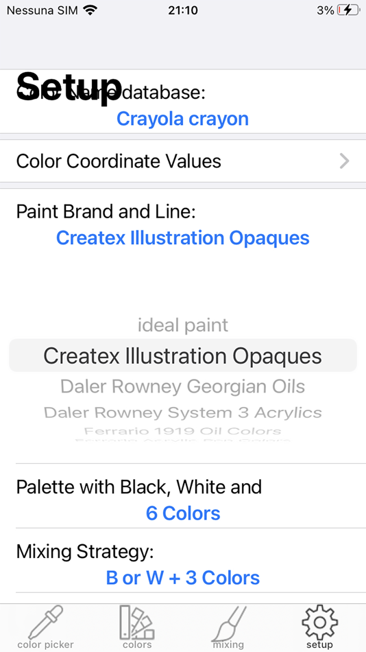 #6. Real Paint mixing tools (iOS) 来自: AI4res srl