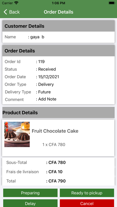 FMrestaurant Screenshot