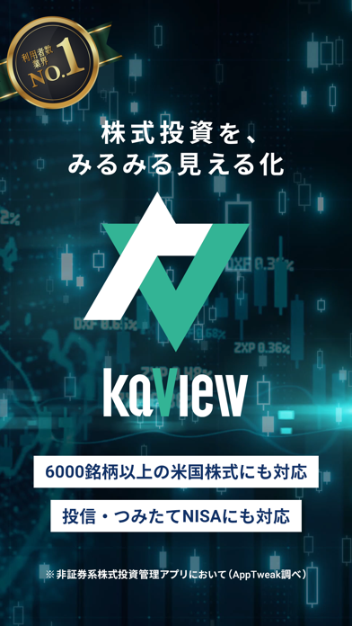 カビュウ - 株式投資管理・分析アプリ screenshot1