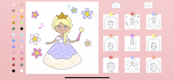 Princess Coloring Kid Toddler