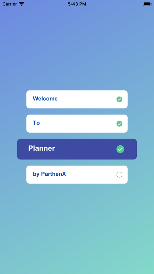 #1. Planner by ParthenX (iOS) 由: Hakan Uyanik