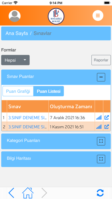 Boğaziçi Koleji Screenshot