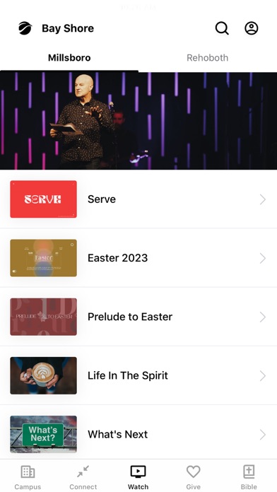 Bay Shore Church App Screenshot